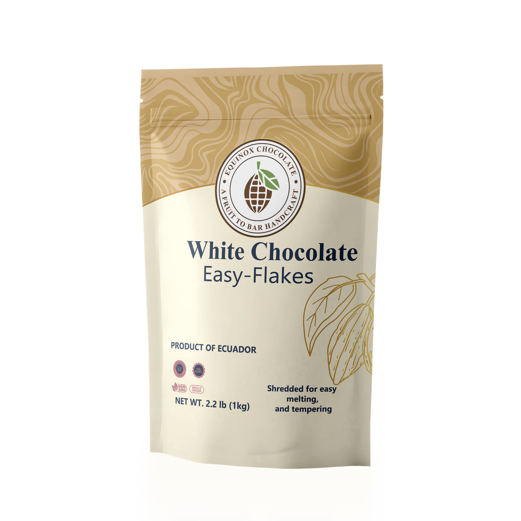 EQUINOX - WHITE CHOCOLATE EASY FLAKES - 2.2 lb (1kg)